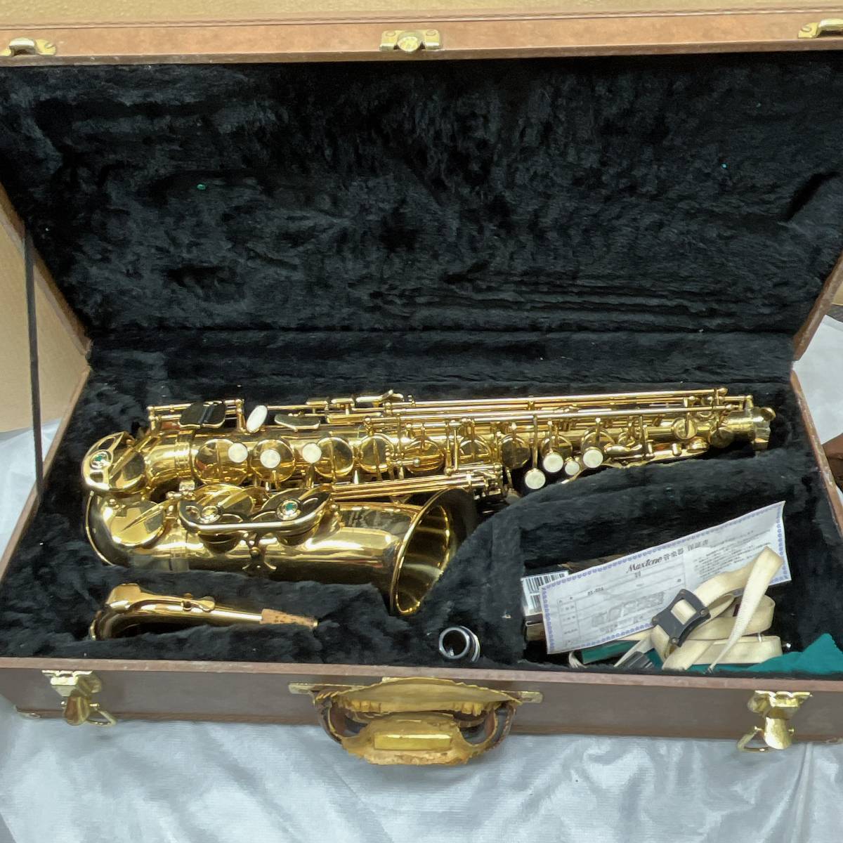 05】Maxtone SX-58A マックストーン アルトサックス 難あり 保管品