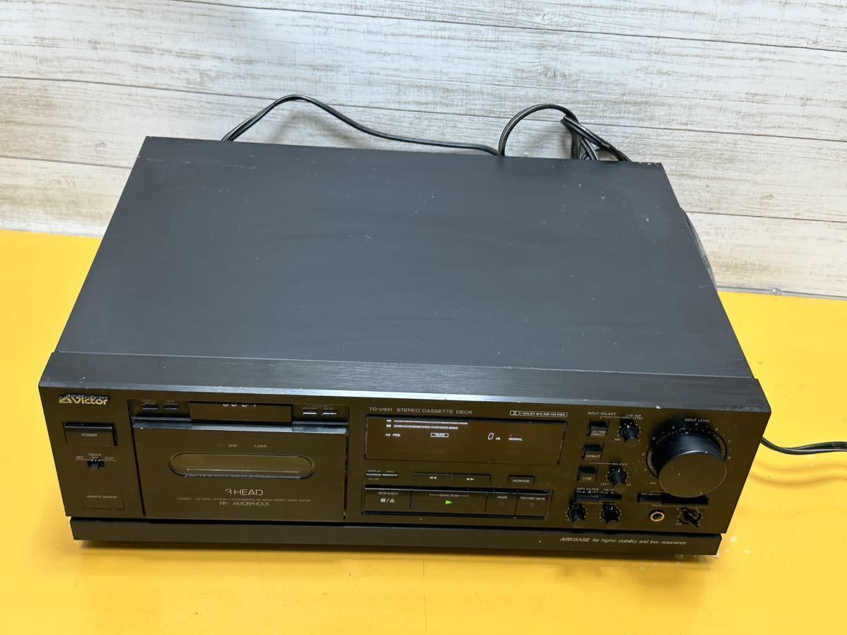 日本ビクター ステレオカセットデッキ TD-V931 動作確認済み！ TD-V931