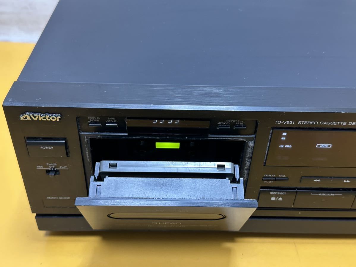日本ビクター ステレオカセットデッキ TD-V931 動作確認済み！ TD-V931