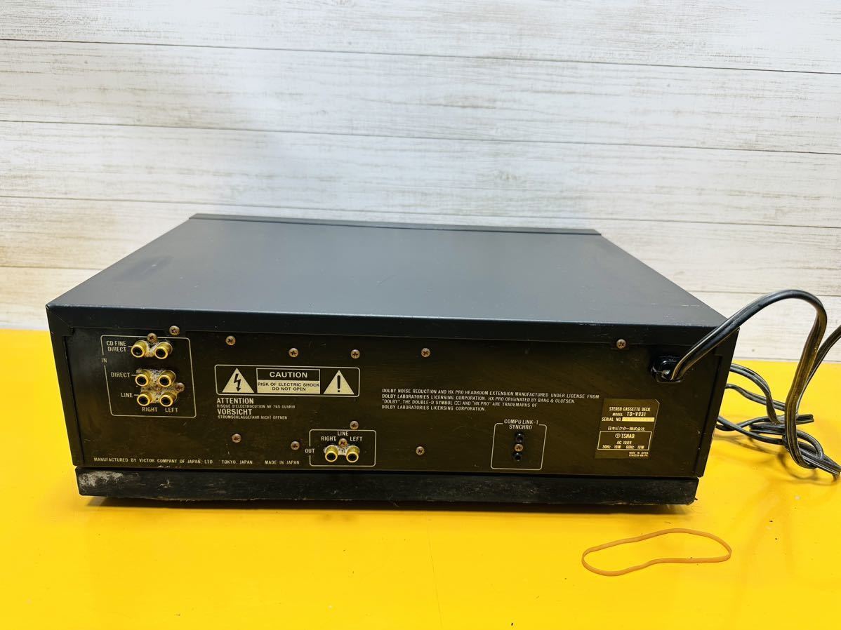 日本ビクター ステレオカセットデッキ TD-V931 動作確認済み！ TD-V931