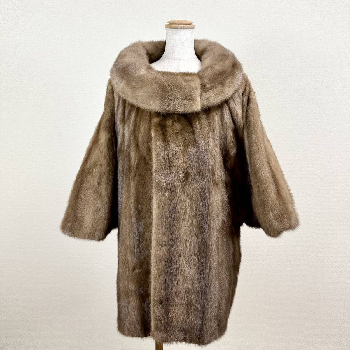 サガミンクコート h131）SAGAMINK 和装コート ミンクコート ライト