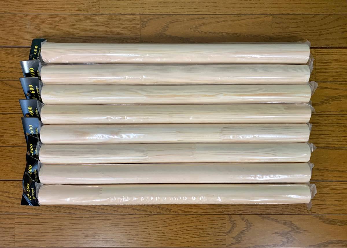 赤字超特価，お買い得 閉店セール 座金63とウッドポール43丸OP-600 8本セット サイズ直径43ミリ 長さ580ミリ 無塗装 渡辺ウッドライフ 木製丸脚 おまけ(板、シート)｜売買されたオークション情報、yahooの商品情報をア 板、シート