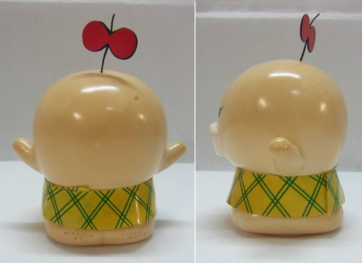 ビンテージ 当時物☆バンダイ オバケのQ太郎 P子 ソフビ人形☆1985年