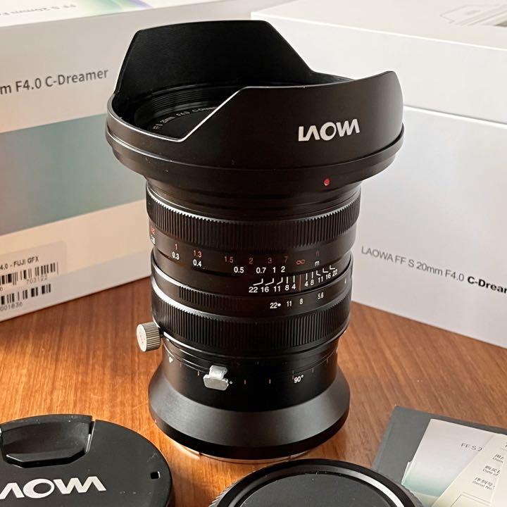 LAOWA 20mm F4 Zero-D Shift シフトレンズ新品同様品 FUJIFILM GFX
