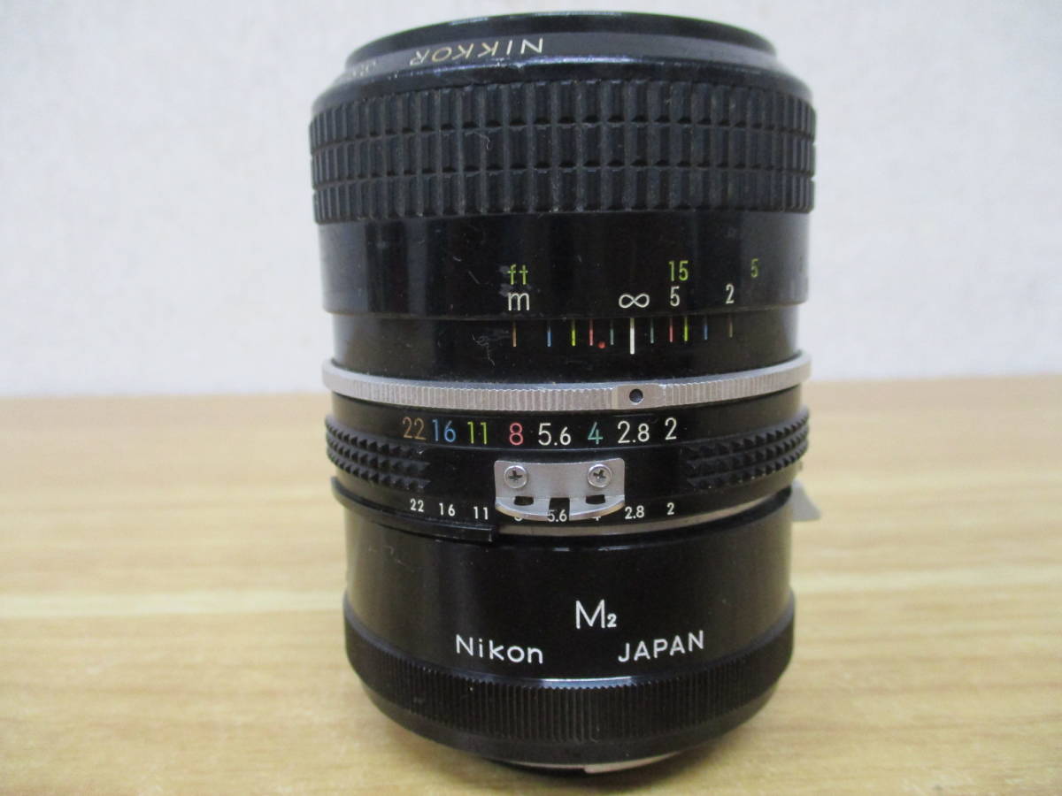 d10-3（ニコン MF 35mm 1:2）Nikon カメラレンズ NIKKOR マニュアル