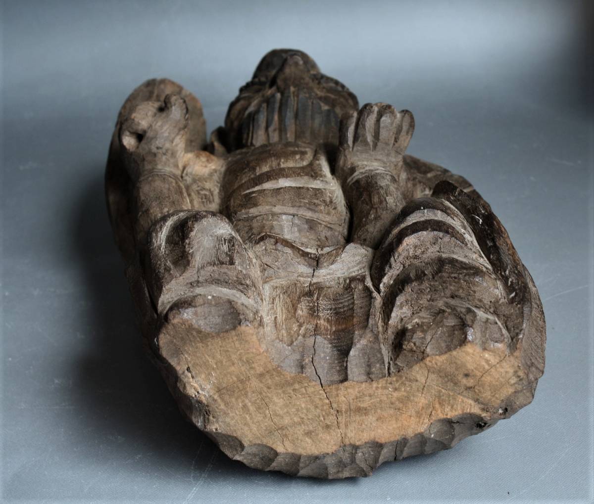 □織□民衆仏 カラス天狗（烏天狗）木彫像(仏像)｜売買された
