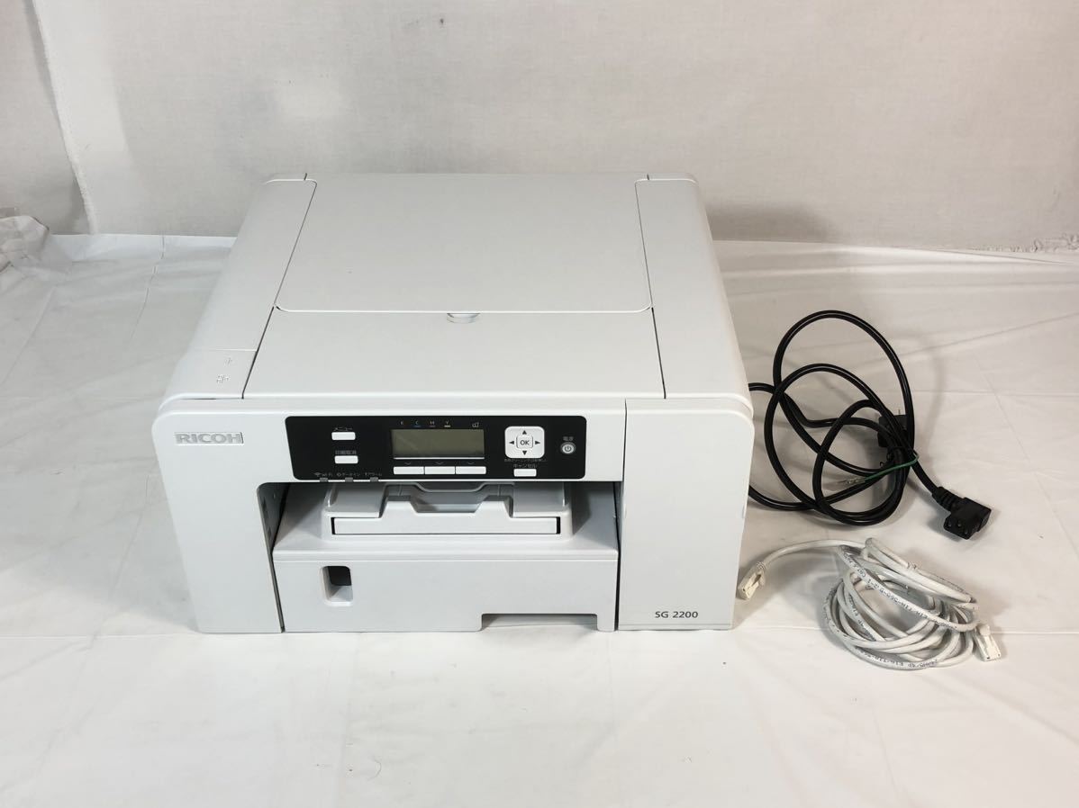 2/14 コピー機 RICOH SG2200 リコー ジェルジェットプリンター A4 印刷 