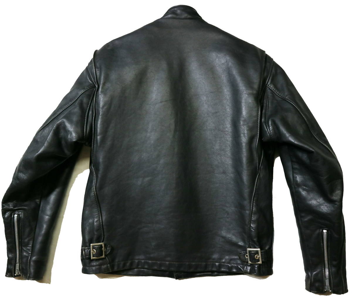 ややラフ/良好！◇USA製 Schott ショット 641 牛革 レザーライダース 