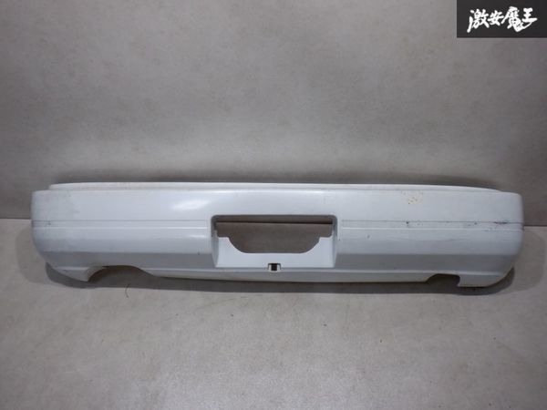 日産純正 S13 シルビア リアバンパー ノーマル パールホワイト