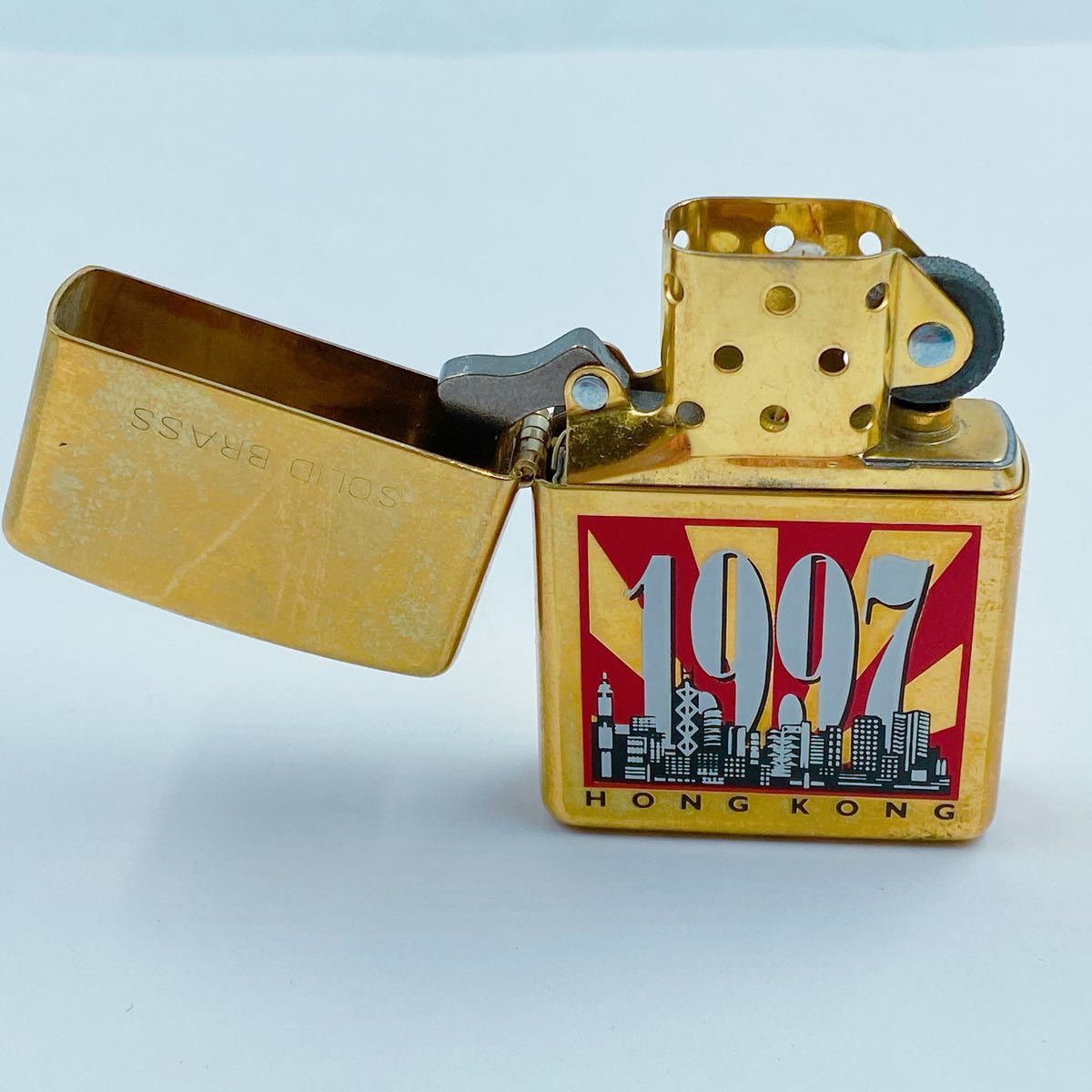 1H90 ZIPPO ジッポ オイルライター Hong Kong 1997 香港 返還記念 