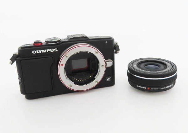 格安，正規品 難あり OLYMPUS オリンパス PEN Lite E-PL6 14-42mm EZ レンズキット ミラーレス一眼カメラ ブラック(オリンパス)｜売買されたオークション情報、yahooの商品情報をアーカイブ公開 - オークファン オリンパス