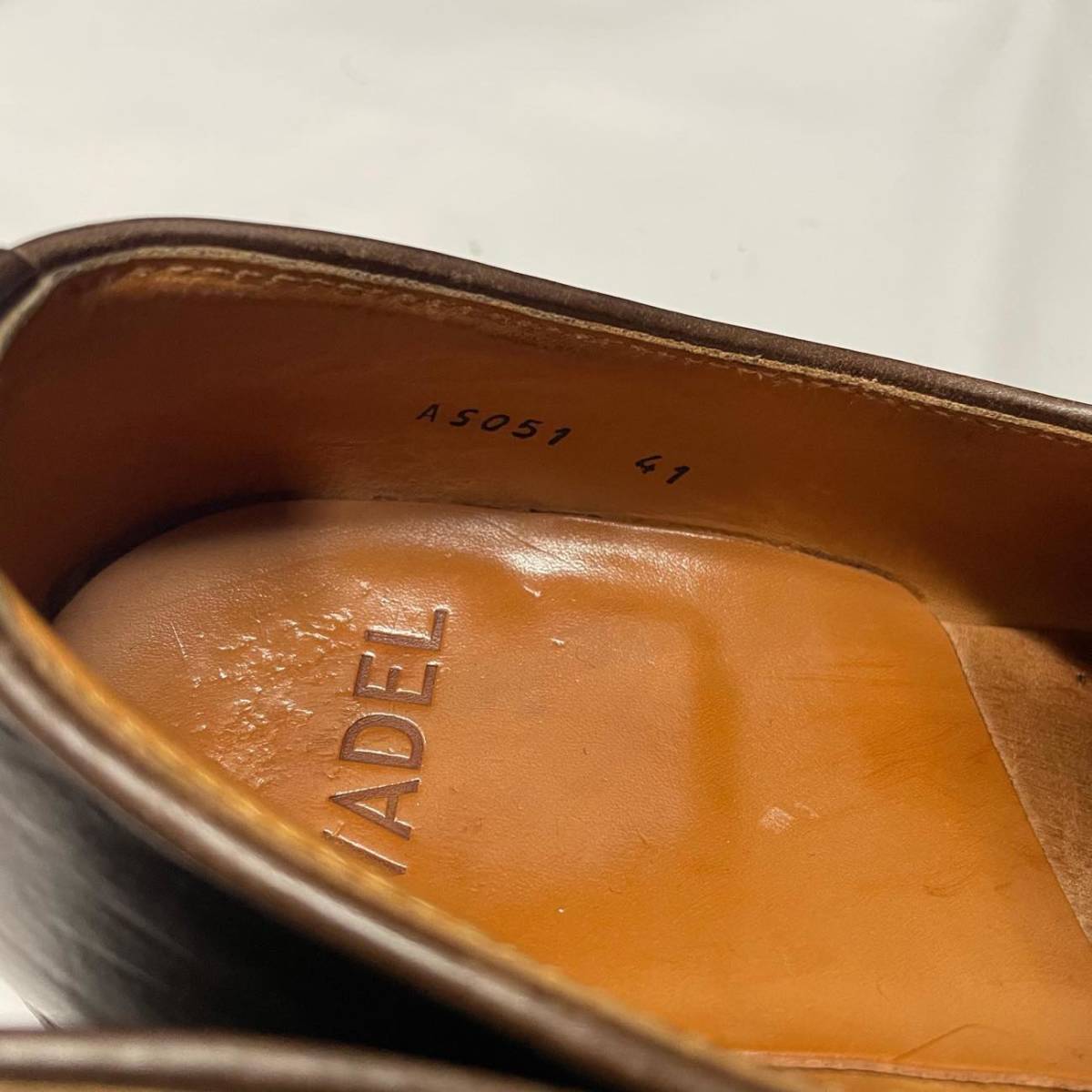 VADEL バデル カウレザープレーントゥローファー 定価65，100円 41 