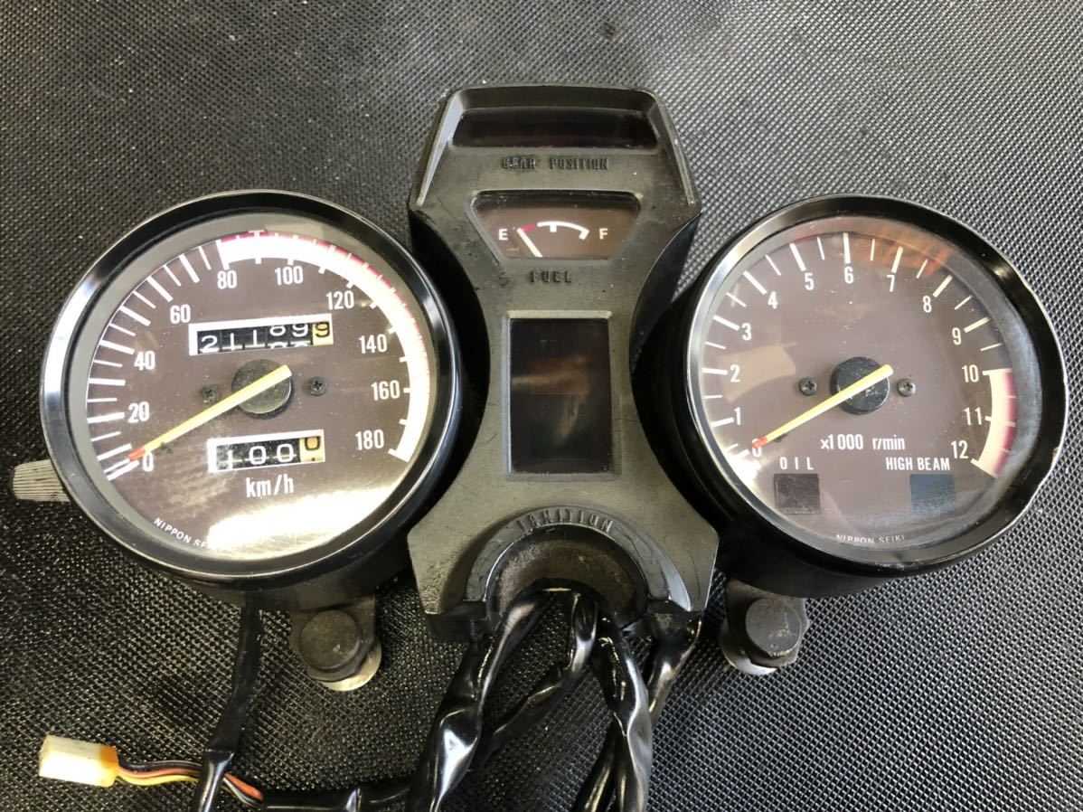 GS40XF GSX400F メーター 純正 可動OK FSインパルス スピードメーター