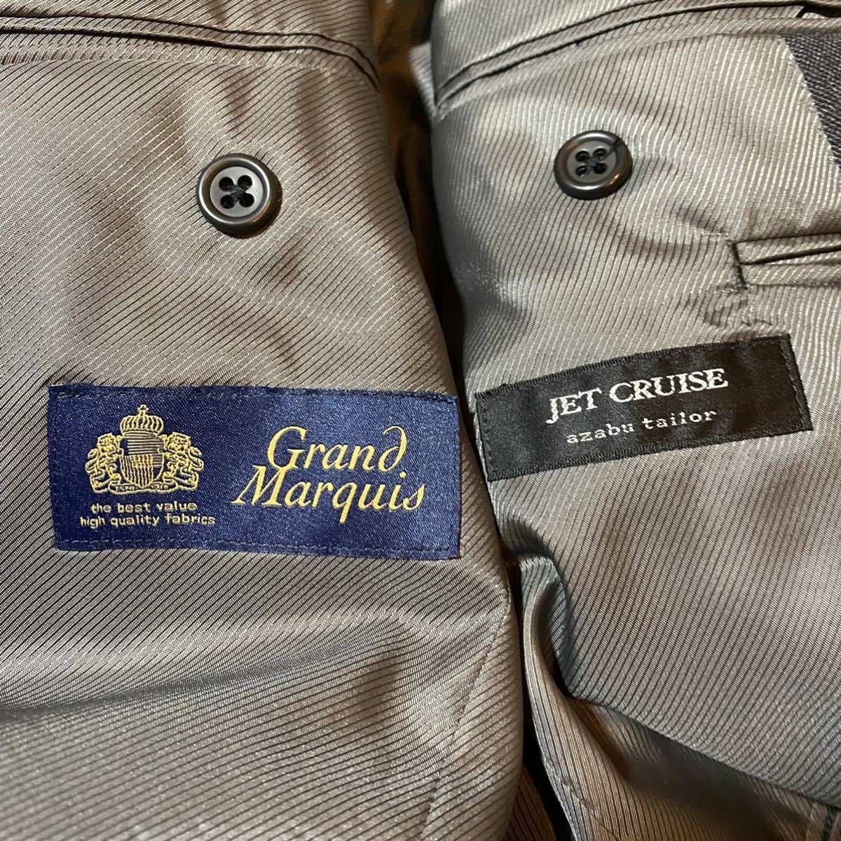 未使用級！！ 麻布テーラー × GRAND MARQUIS jet cruise スリーピース