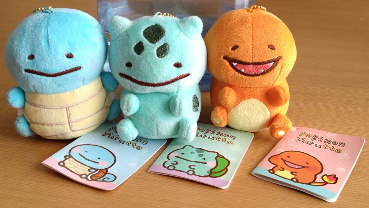 ◇ポケットモンスター ポケモン Pokmon Yurutto フシギダネ&ヒトカゲ