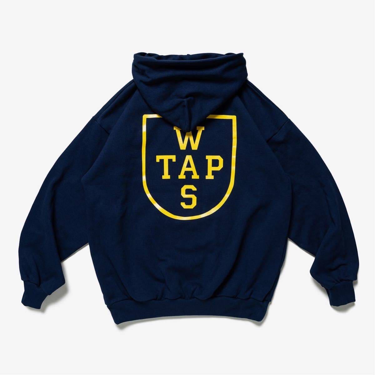 M WTAPS SNEAK CRST / HOODY / COTTON 222ATDT-HPM01S NAVY