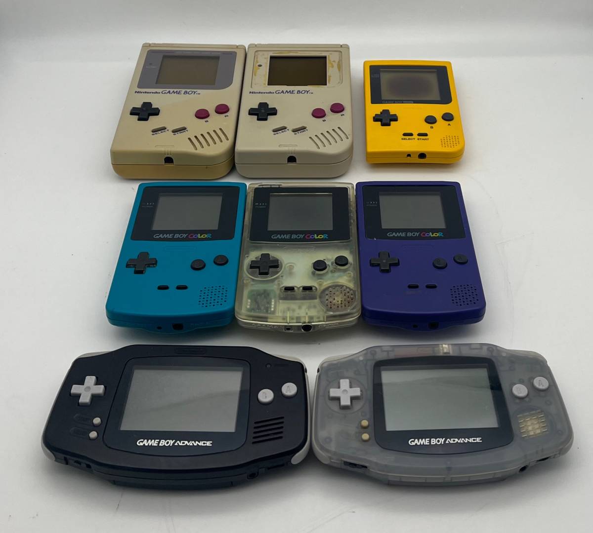 激安大特価，品質保証 Nintendo/任天堂 GAMEBOY COLOR ADVANCE ゲームボーイ ゲームボーイカラー ポケット アドバンス まとめ売り 8台 本体 ジャンク(本体)｜売買されたオークション情報、yahooの商品情報をアーカイブ公開 - 本体、アクセサリー