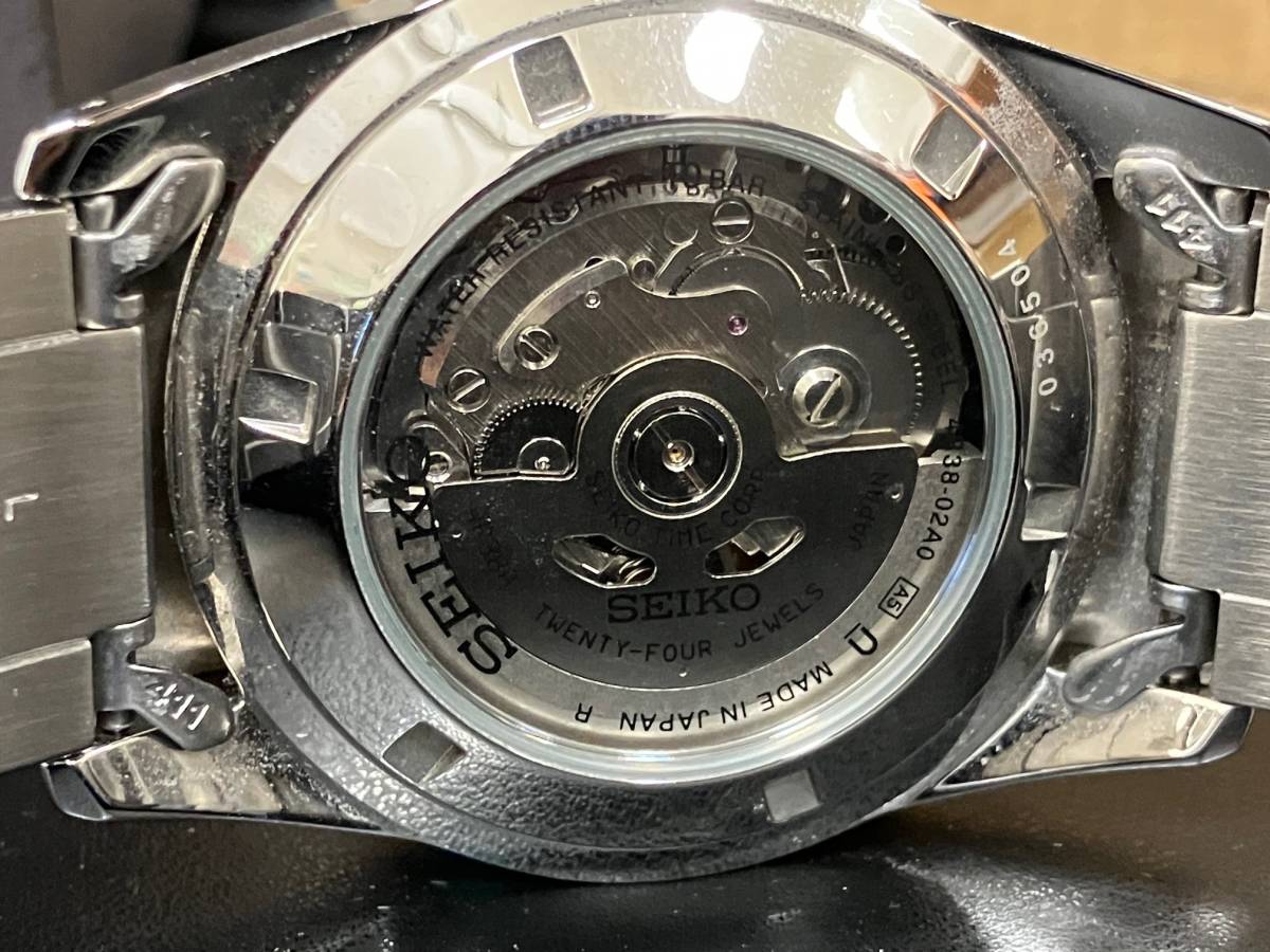 8262 美品 SEIKO セイコー セイコーセレクション メンズ 自動巻き 