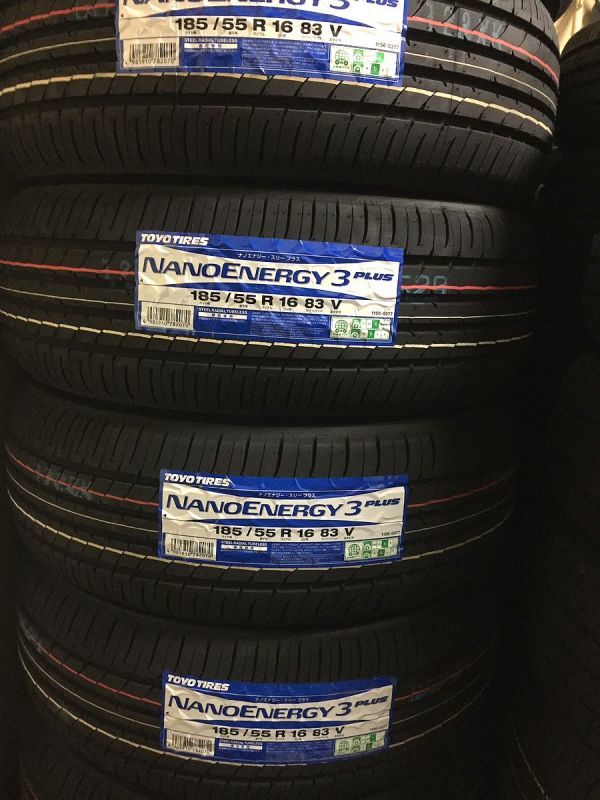 2025，大得価 ＴＯＹＯ トーヨー ナノエナジー3+ 185/55R16 NANOENERGY3 PLUS 185/55-16 4本価格 4本送料税込み￥34000 2023年製(中古品)｜売買されたオークション情報、yahooの商品情報をアーカイブ公開 - オークファン 16インチ