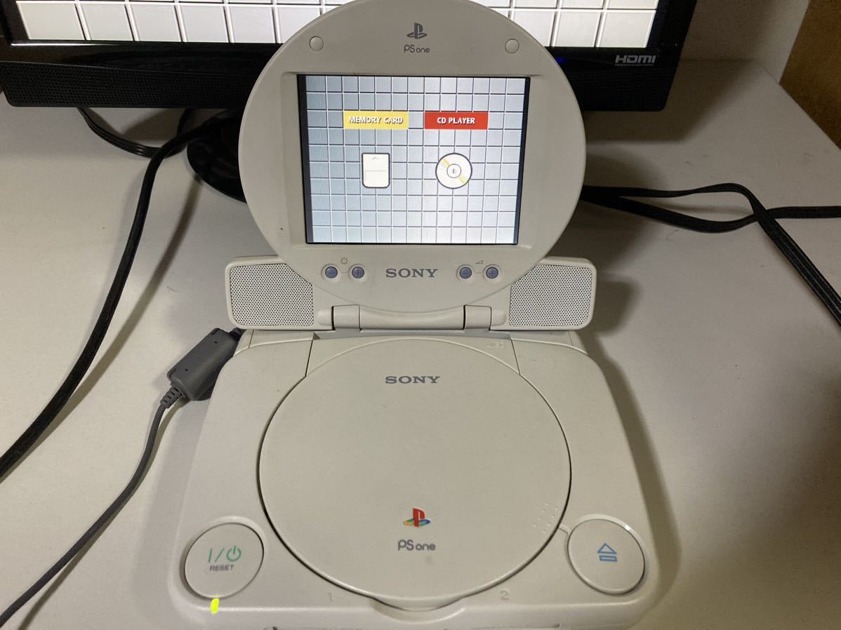 ゲーム起動コントローラー操作確認済み PS one 本体一式 SCPH-100 + 