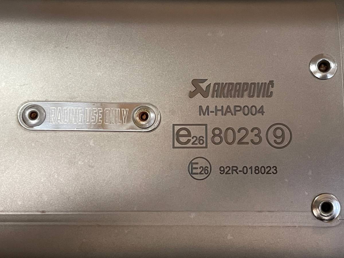 YZF-R1/R1M.MT-10/SP AKRAPOVIC アクラポビッチ サイレンサーの入札 