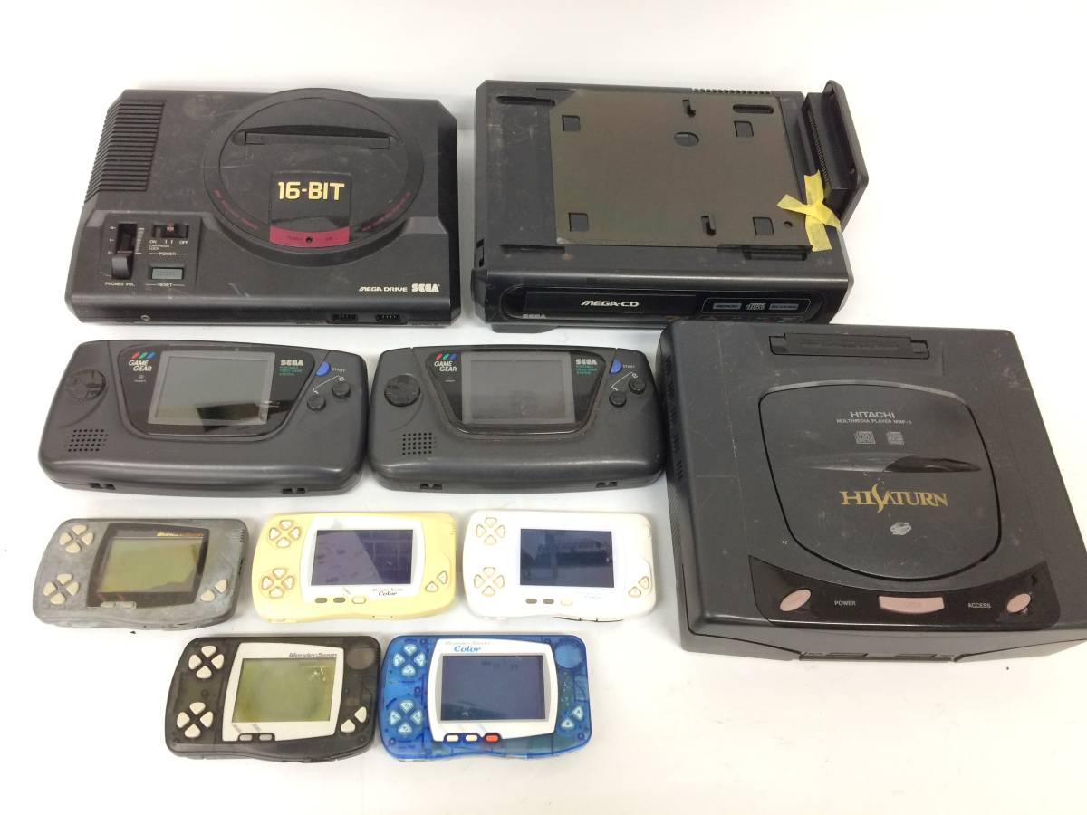 SEGA メガドライブ/ゲームギア/HISATURN/ワンダースワン/カラー 