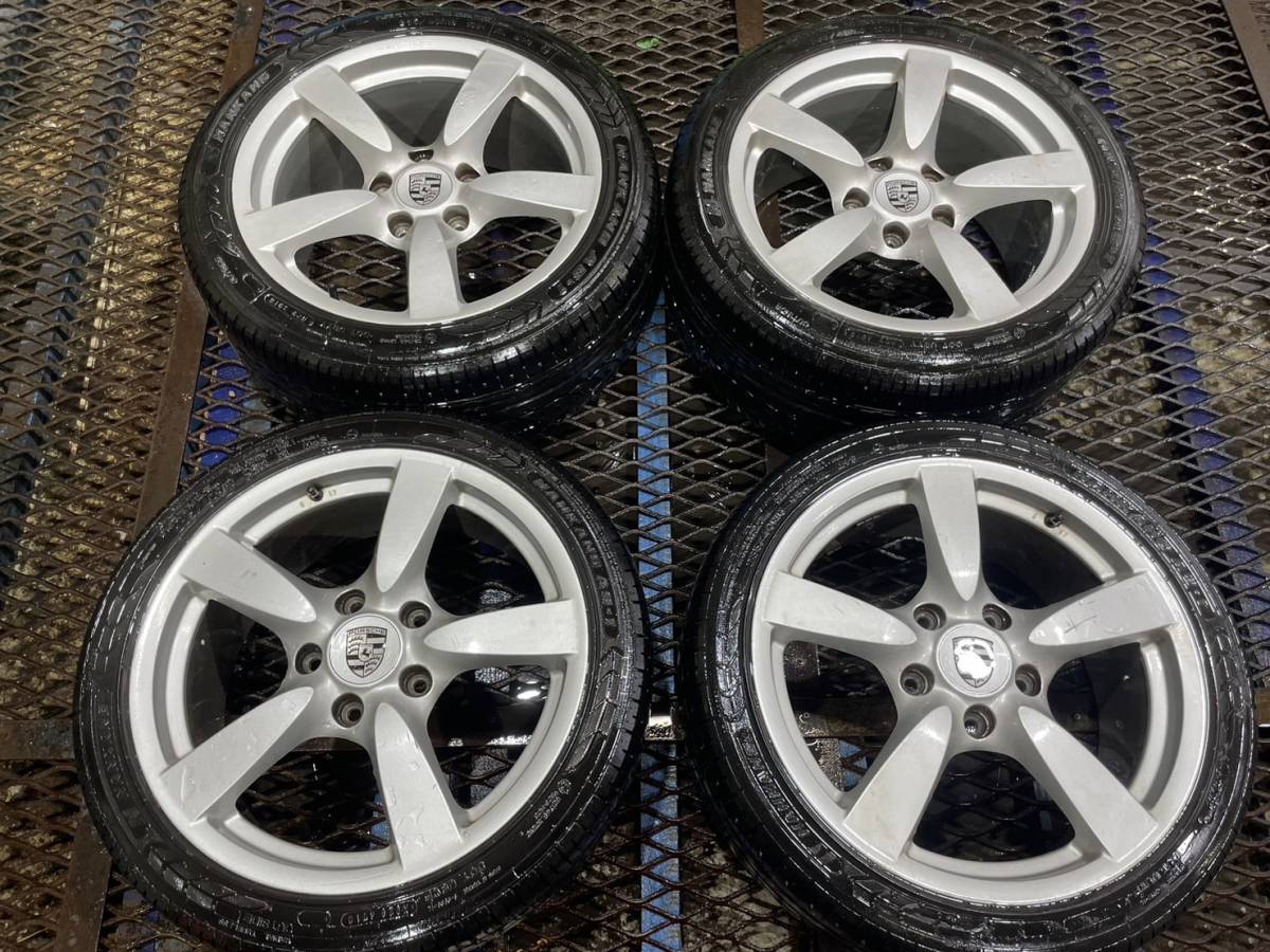 売切3万円スタート!ポルシェケイマン98720，純正ホイール，235/40R18