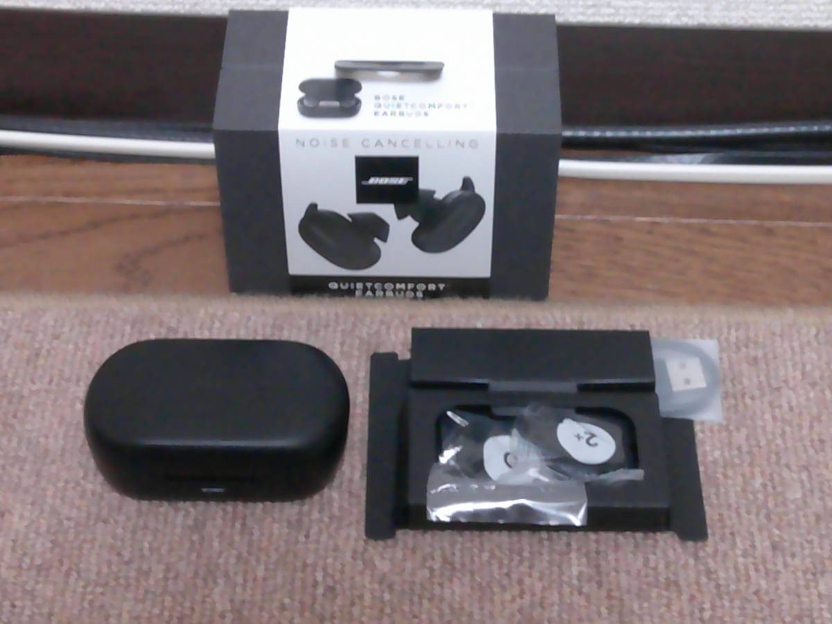 美品 完全ワイヤレスイヤホン Bose QuietComfort Earbuds Triple Black