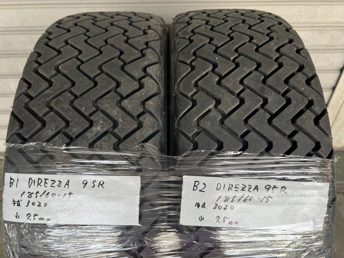DIREZZA　95R　DT　185/60-15　中古2本