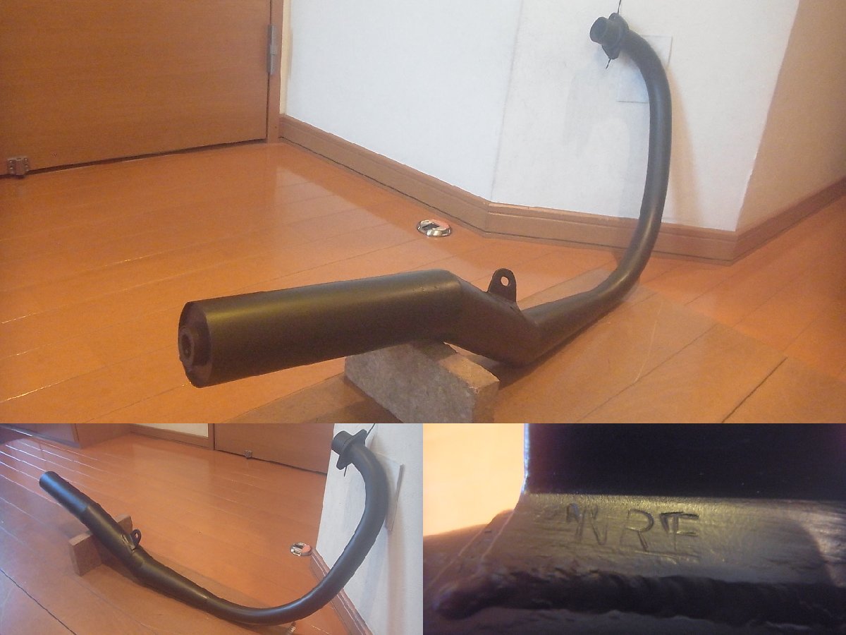 ▽ FTR223 △ NRF 製のレトロステージ手曲げ マフラーです