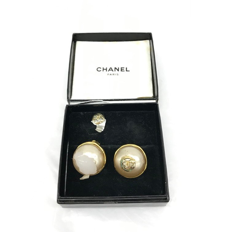 【BBAW2019】CHANEL シャネル ココマーク パール イヤリング 箱付き