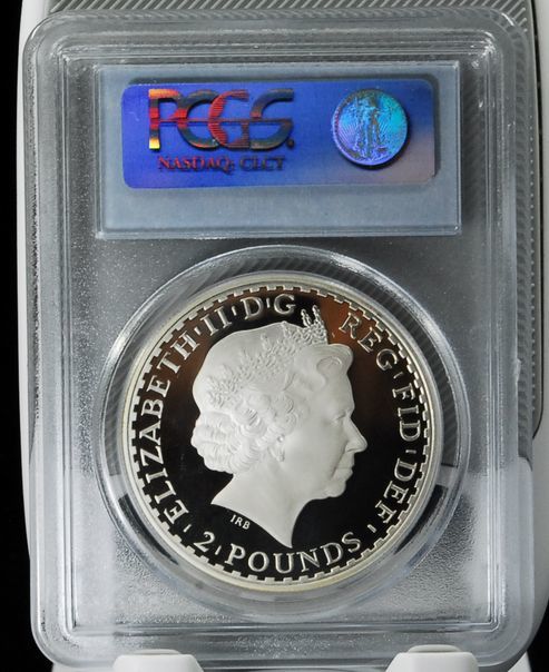 準最高鑑定 】2009年 イギリス ブリタニアチャリオット 2ポンド銀貨