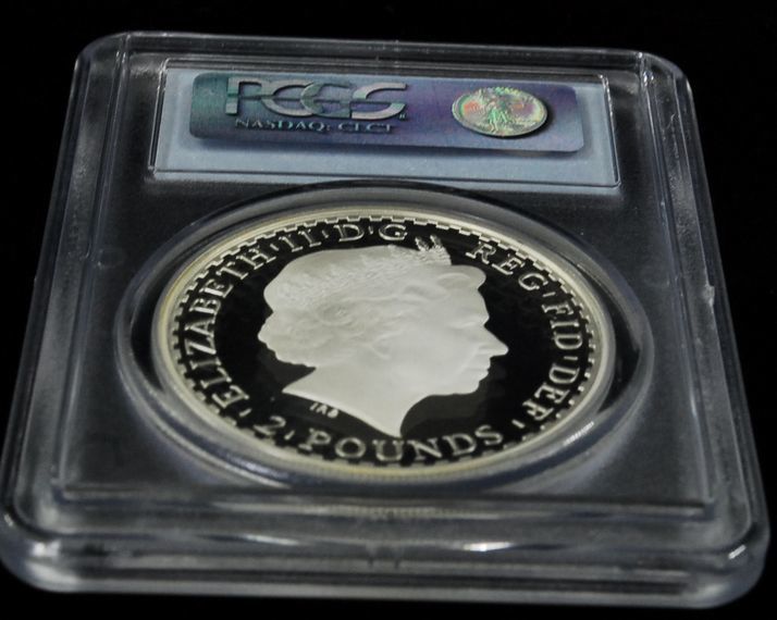 準最高鑑定 】2009年 イギリス ブリタニアチャリオット 2ポンド銀貨