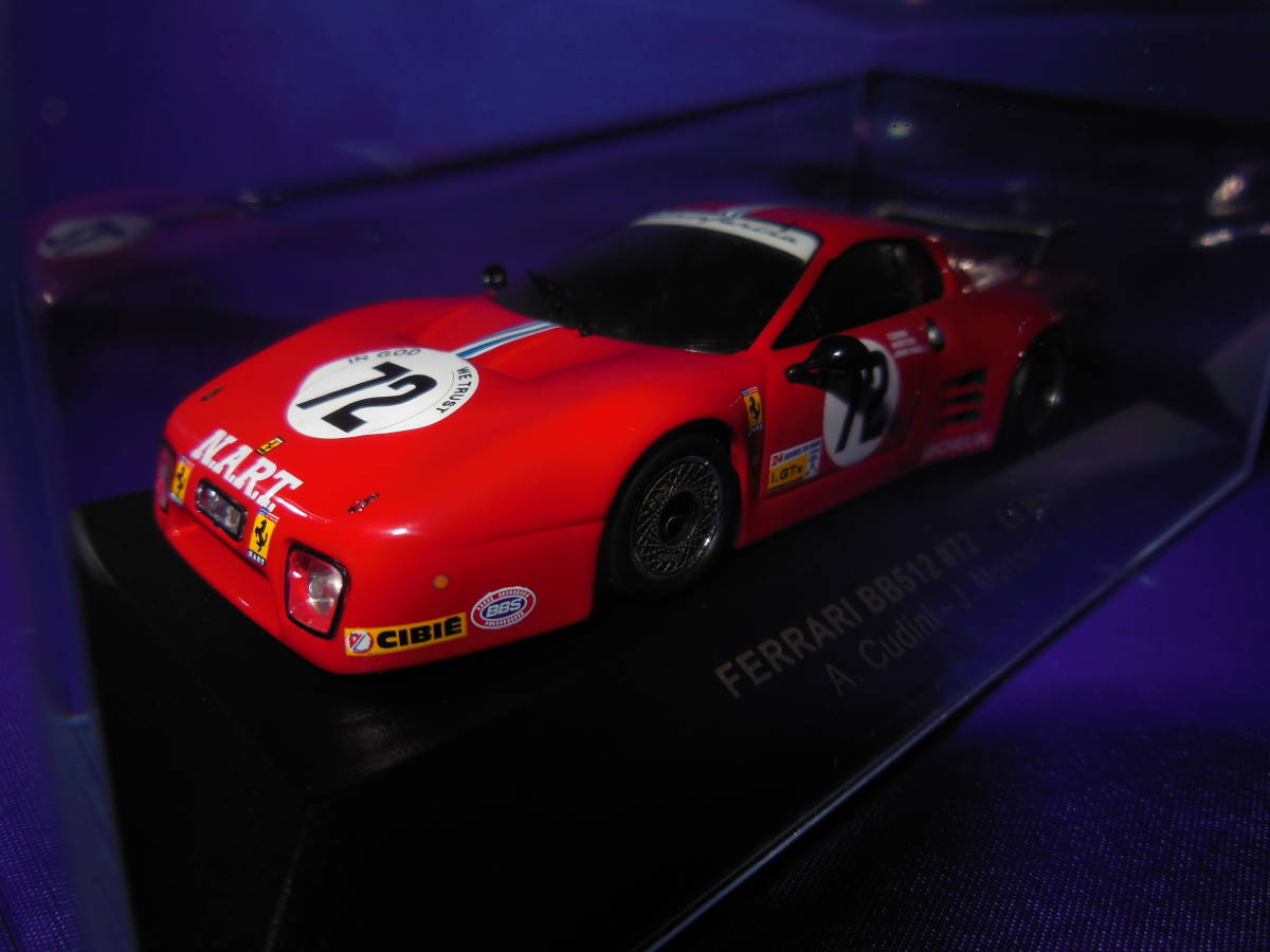 1/43 IXO 赤箱 フェラーリ FERRARI BB512 ル・マン 1982年 NO.72 - ixo