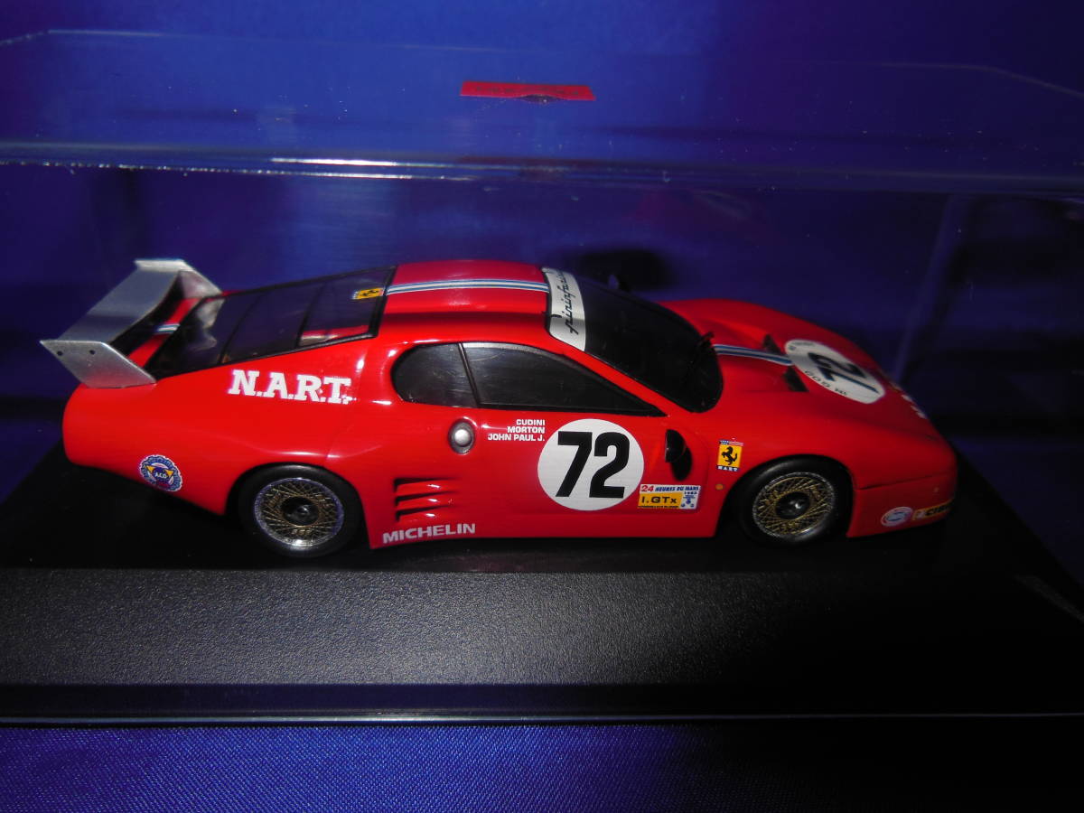 1/43 IXO 赤箱 フェラーリ FERRARI BB512 ル・マン 1982年 NO.72 - ixo