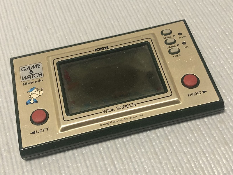 最新作，新作登場 ゲームウォッチ ポパイ 動作 現状品 PP-23