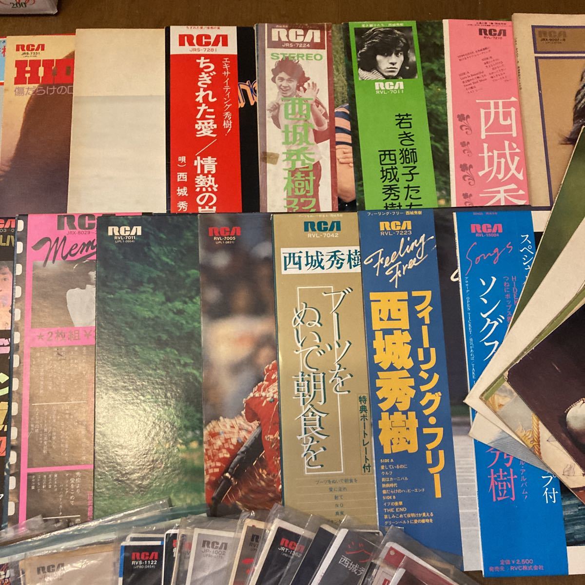 西城秀樹 LP,EPレコード 53枚（LP21枚、EP31枚、BOX1）まとめて セット 