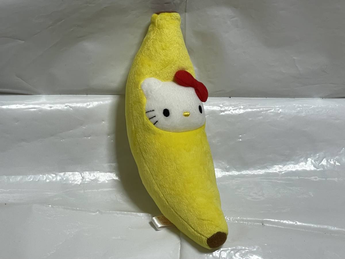 未使用、ハローキティ☆着ぐるみぬいぐるみ、バナナ☆非売品(ハロー 