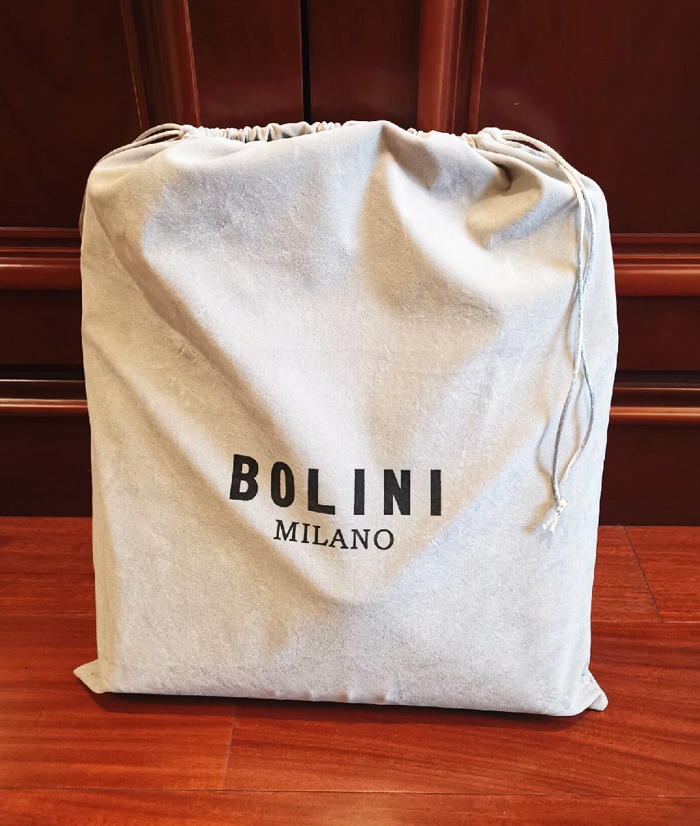逸品※定価18万◇イタリア・ミラノ発*BOLINI/ボリニ・最上級牛革
