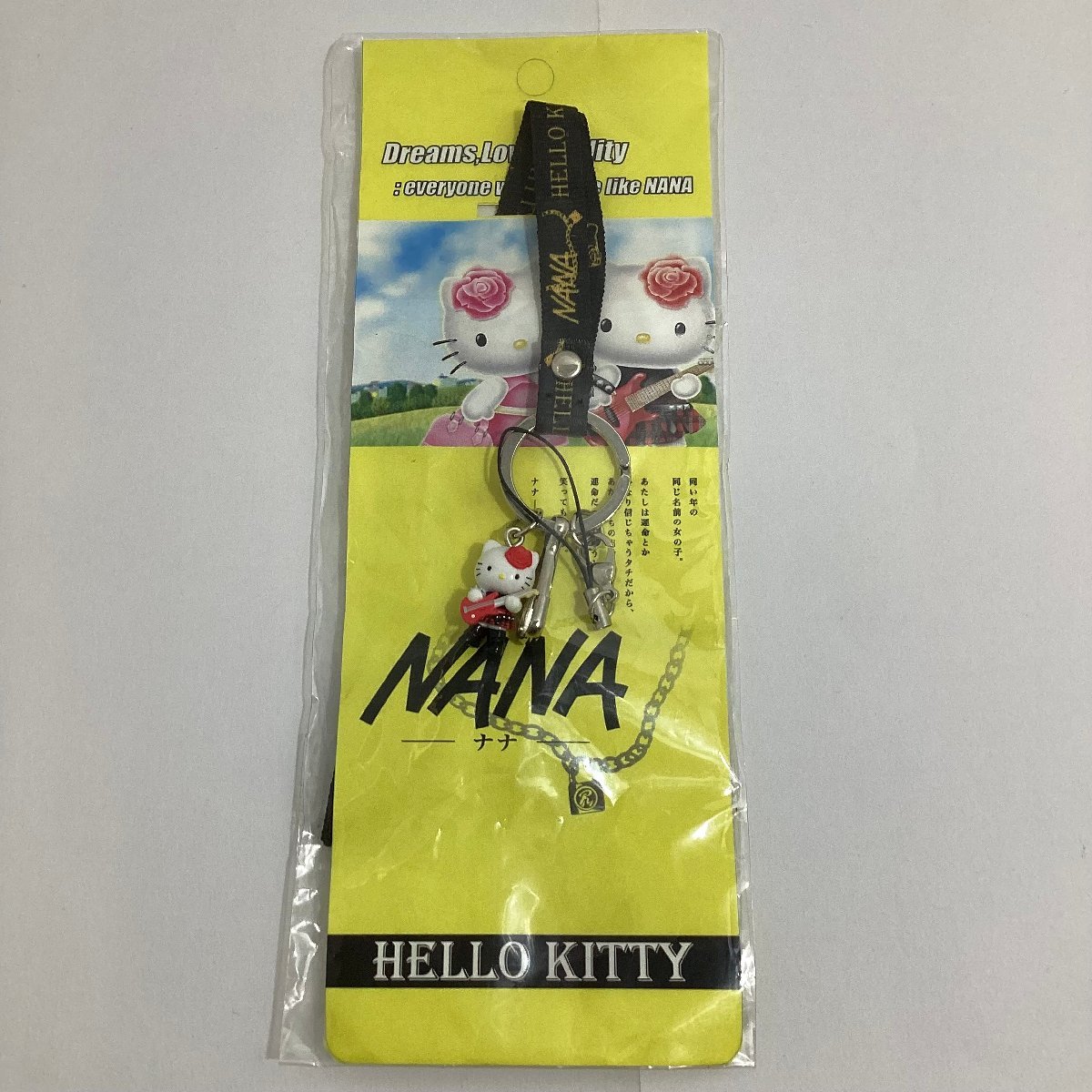 ハローキティ ＆ NANA ネックストラップ 大崎ナナ ギター HELLO KITTY 