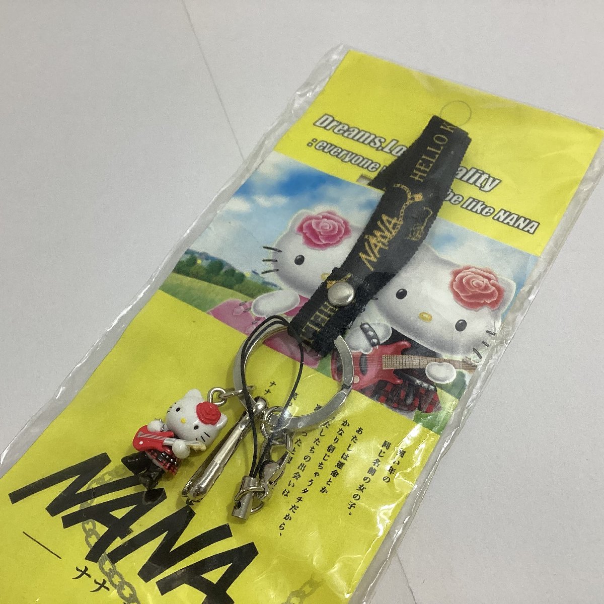 ハローキティ ＆ NANA ネックストラップ 大崎ナナ ギター HELLO KITTY 