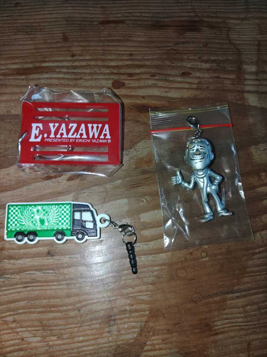矢沢永吉 シルバーフィギュア&トランポ中古 キーホルダー新品 ガチャ 