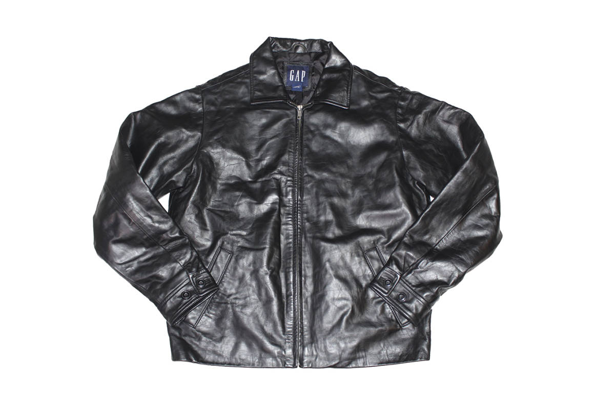 OLD GAP LEATHER JACKET SIZE S ギャップ レザージャケット