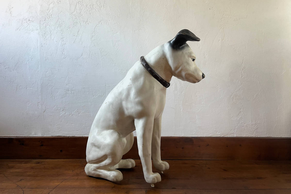 NIPPER』ビクター犬 店頭 看板 ニッパー VICTOR 店頭用 大型 ソフビ 