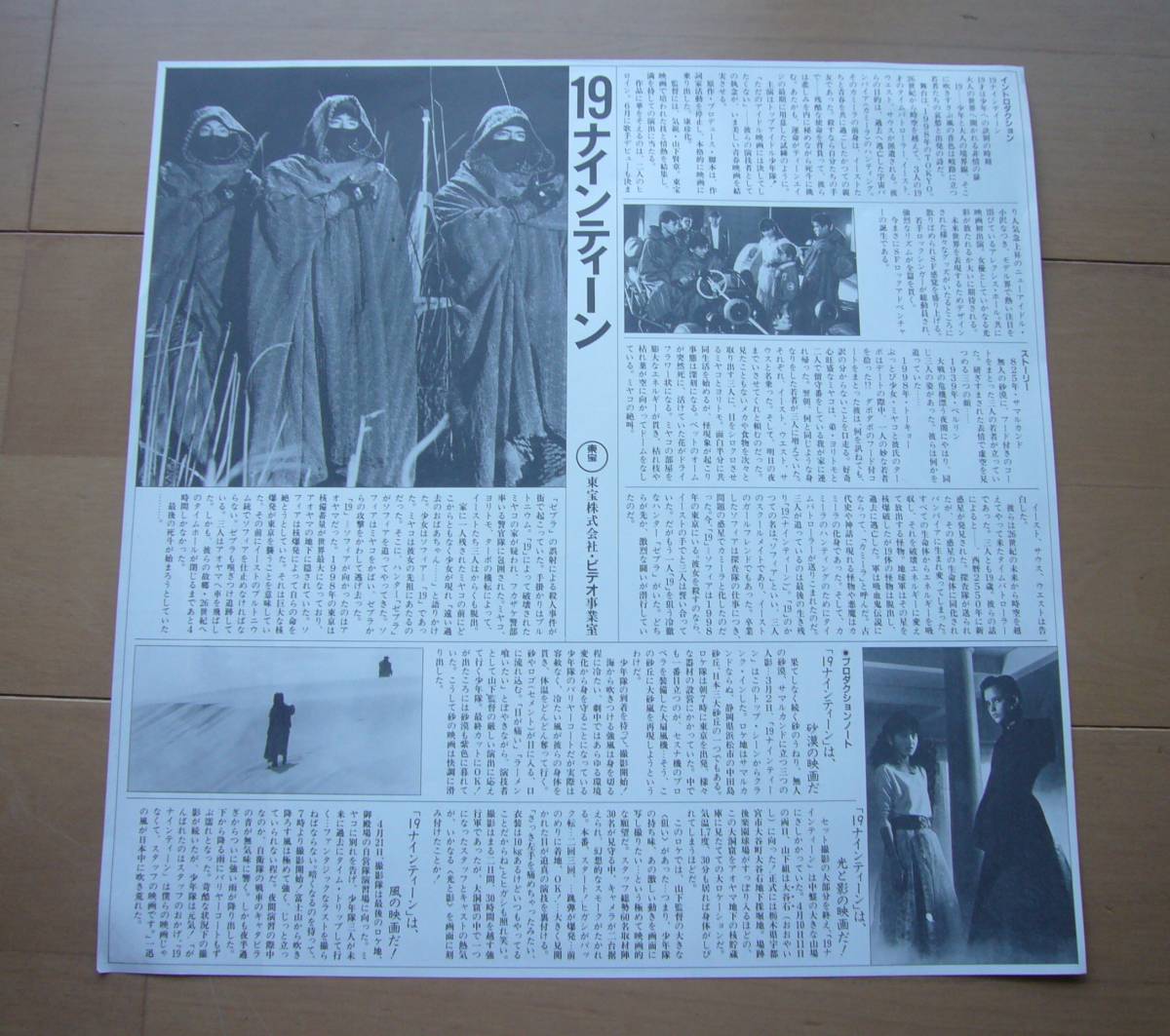 LD 少年隊 19 ナインティーン レーザーディスク 映画