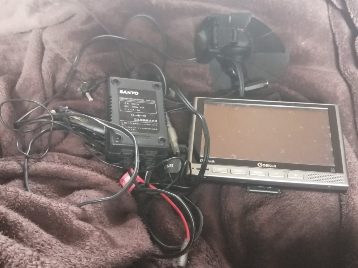 SANYO 　ゴリラ　Gorilla ポータブルナビゲーション　NV-BD600DT_2