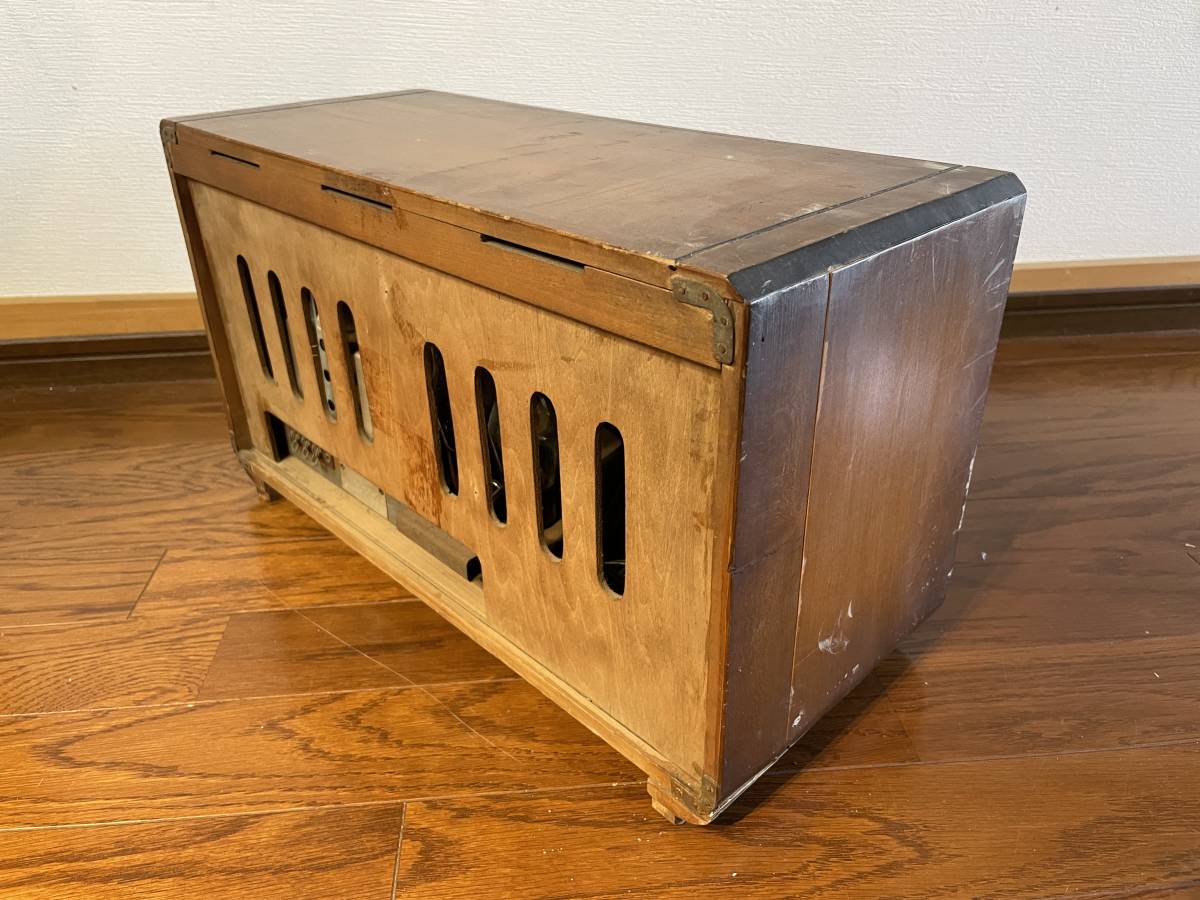 アンティーク 真空管ラジオ山中電気テレビアンの修理 ラジオ 大正