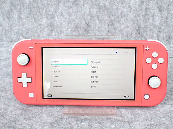 人気【中古 訳あり】海外版 Nintendo Switch Lite コーラル HDH-S-UXA