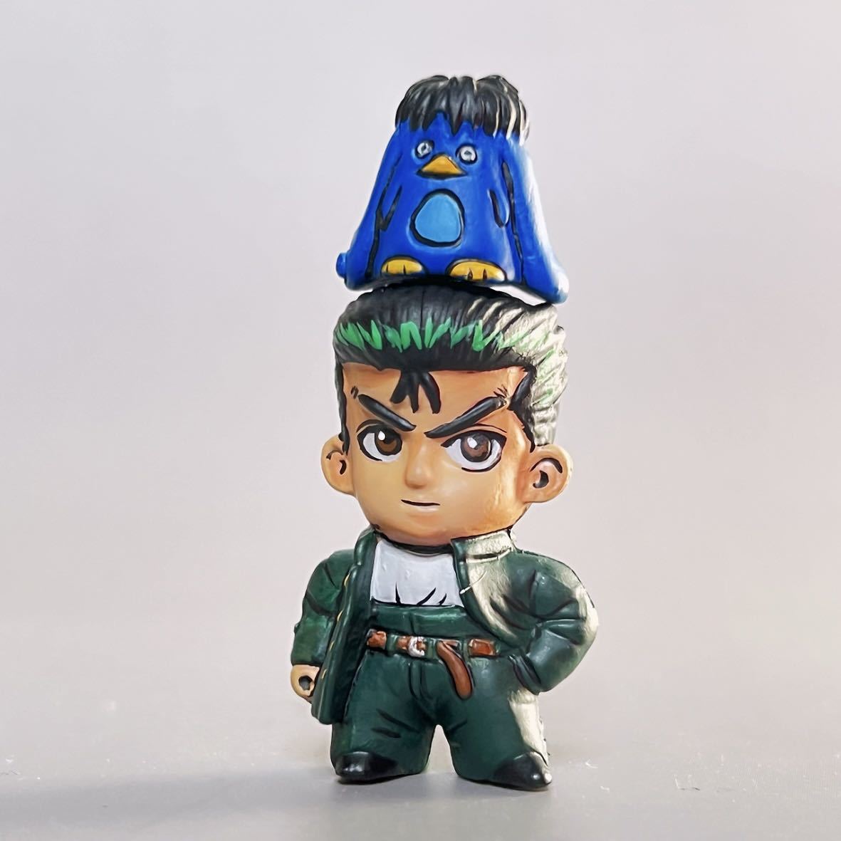 森永製菓 幽遊白書 チョコスナック 幽助 プー二体セット 塗装