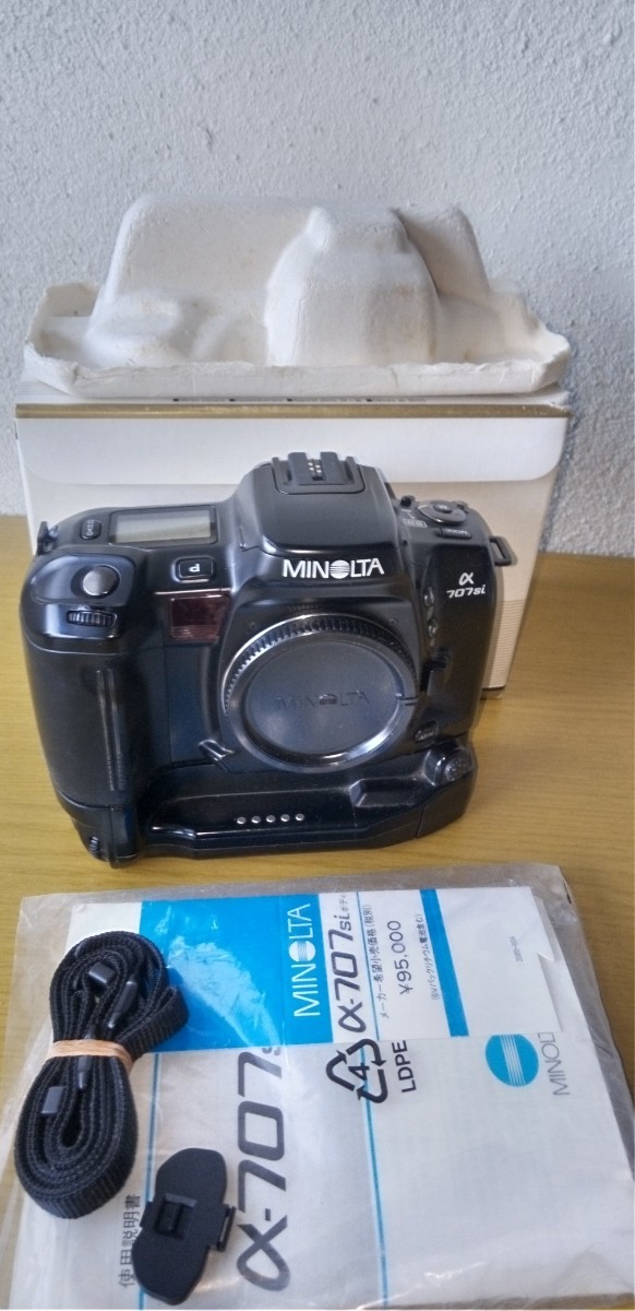 新同品・美品◇ミノルタ α707si+VC-700 箱・取説等付属品揃ってます
